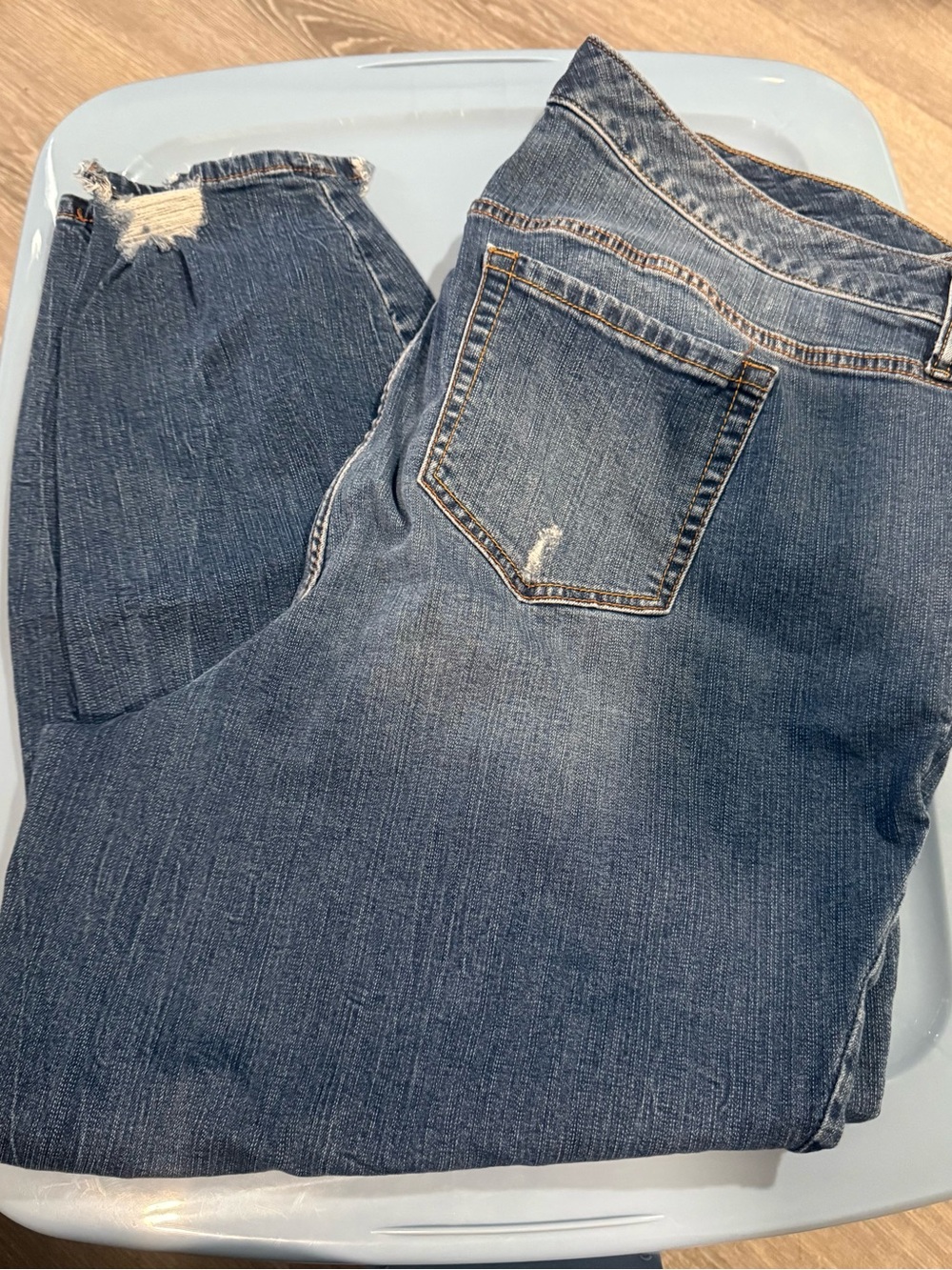 torrid Distressed Girlfriend Jeans